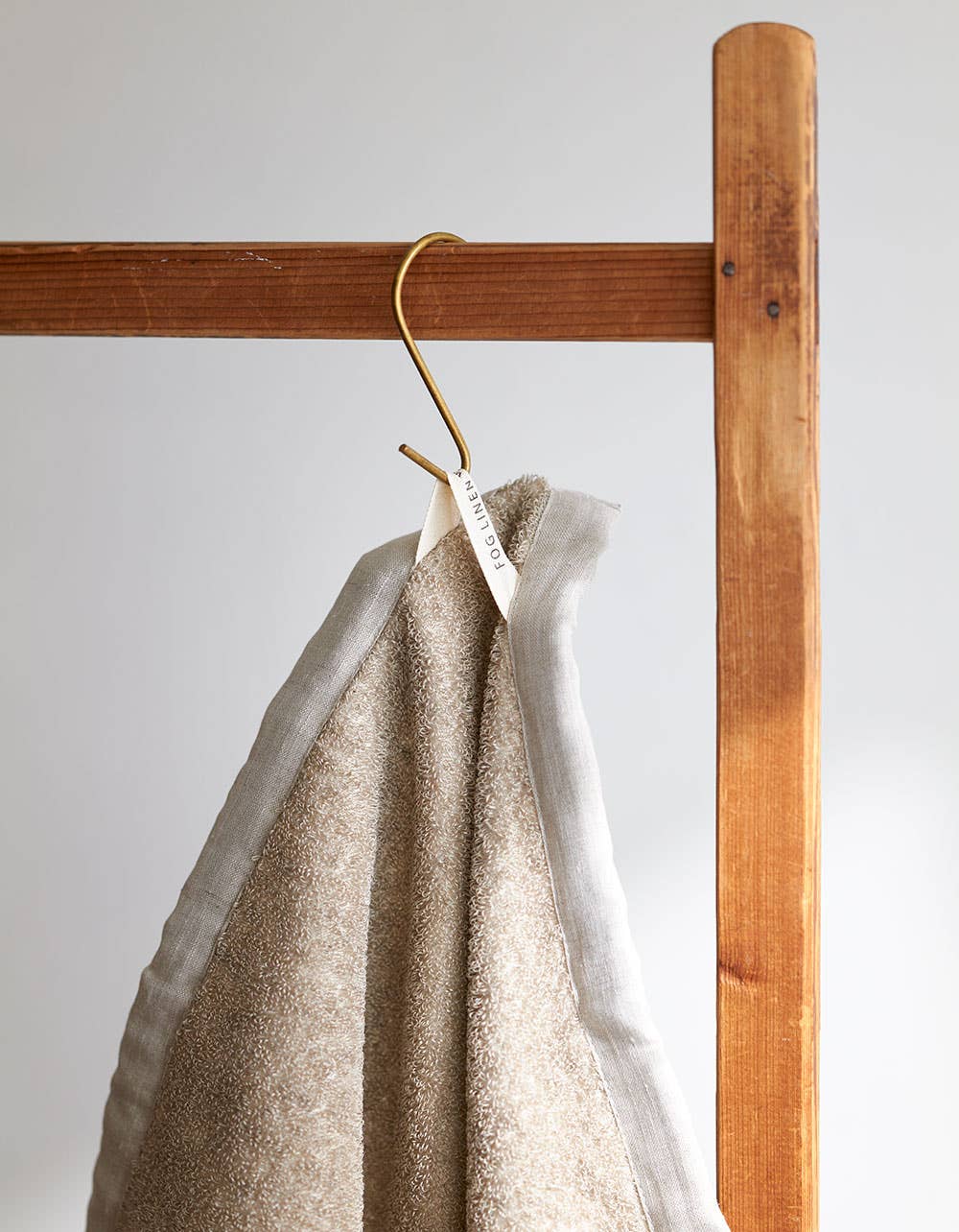 Fog Linen Work Linen Pile Bath Mat - Thumbnail 4